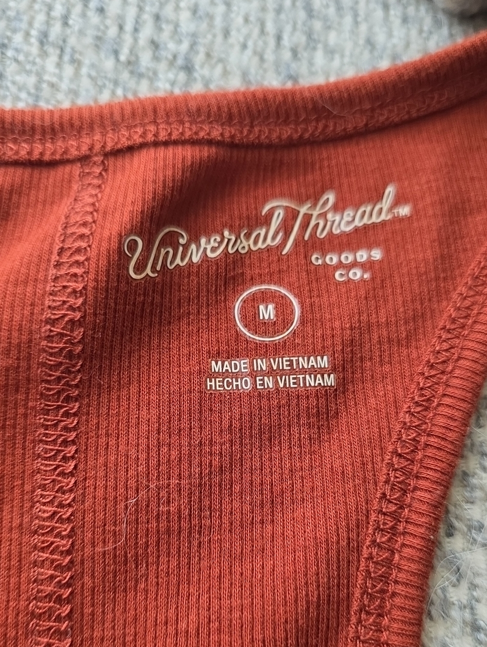 Universal Thread Racerback Tank Duo — Teal and Rust - Picture 3 of 5